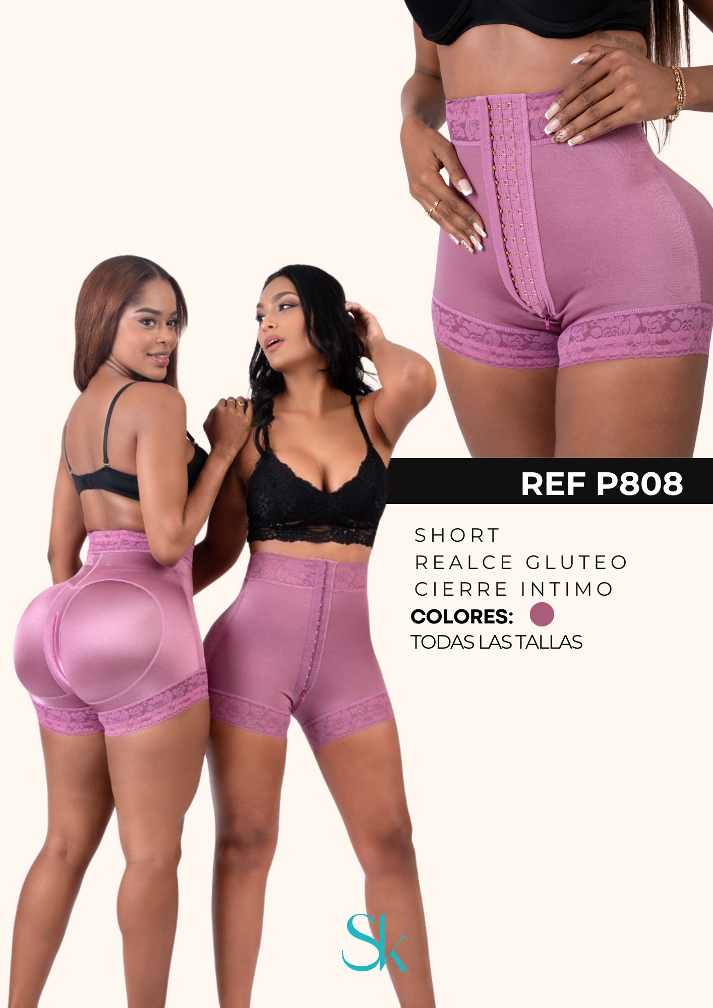 Faja short moldeadora Ref: P808-1