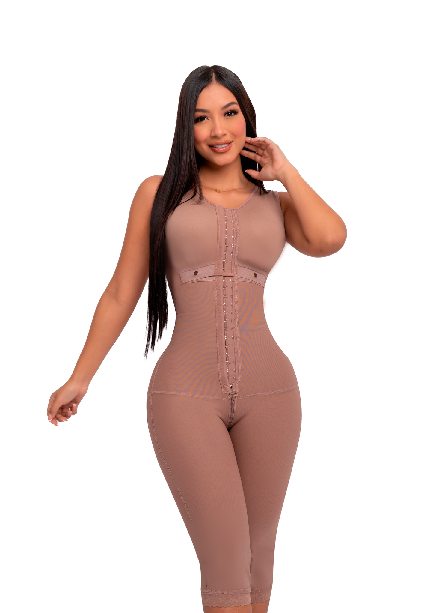 Rigid Postsurgical Girdle with Bra - Ref: 006