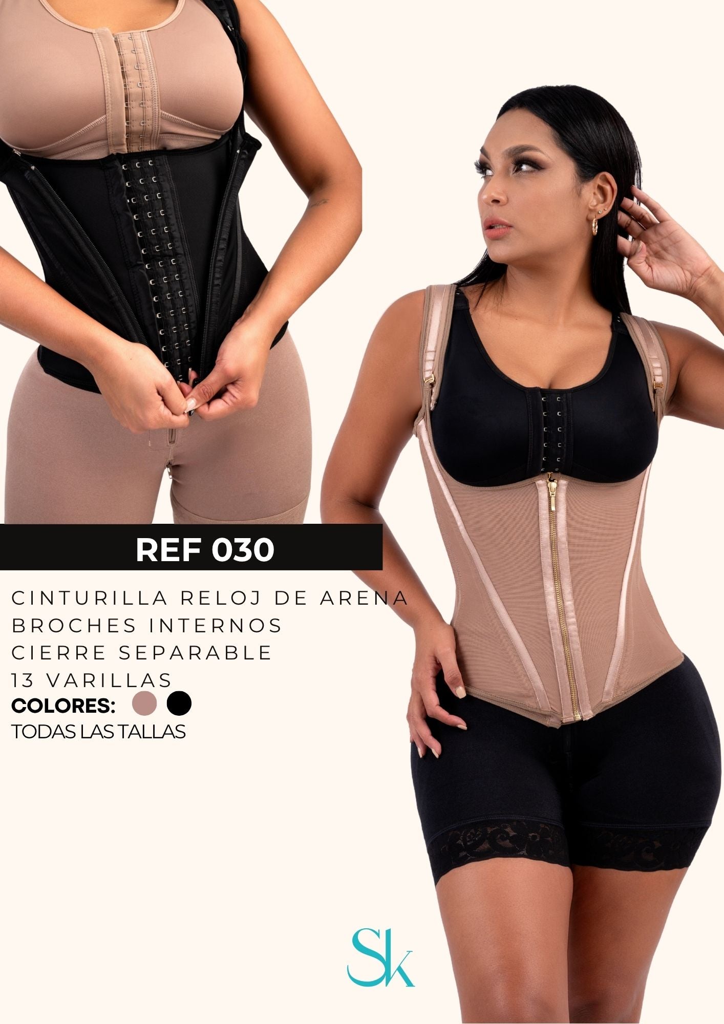 Cinturilla reloj de arena Ref 030