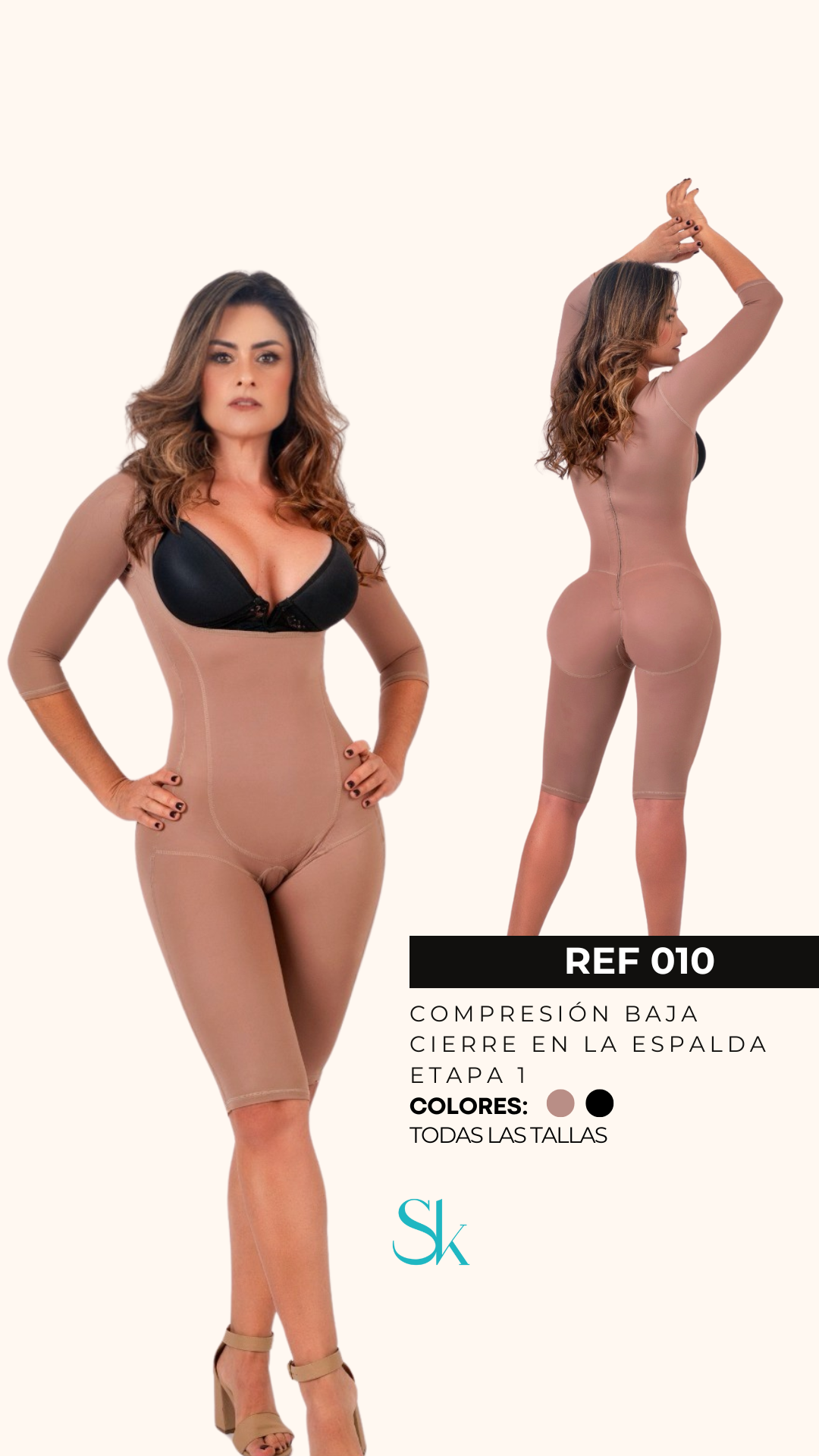 Low Compression Girdle Free Breasts - Ref: 010