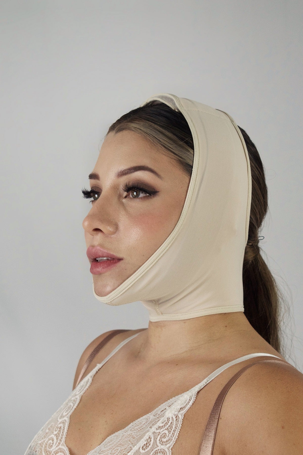 Cotton mask chin guard