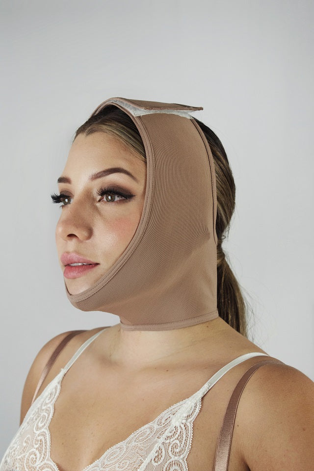 Cotton mask chin guard