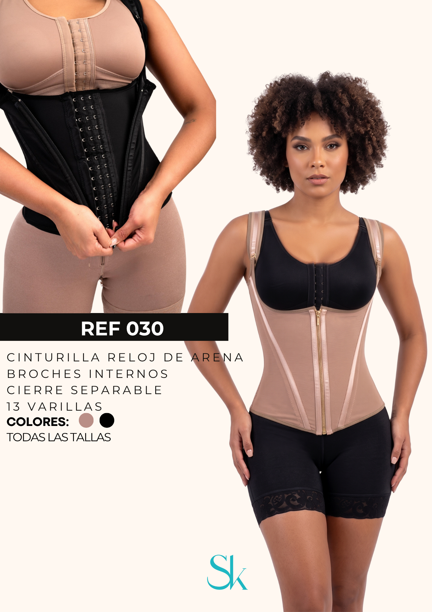 Cinturilla reloj de arena Ref 030
