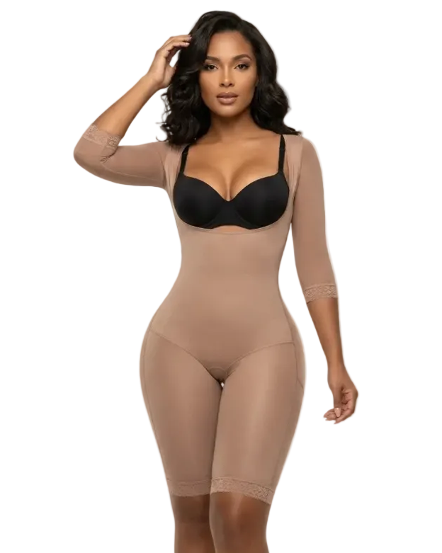 Faja Lycra de Compresión Media Senos Libres - Ref: 116