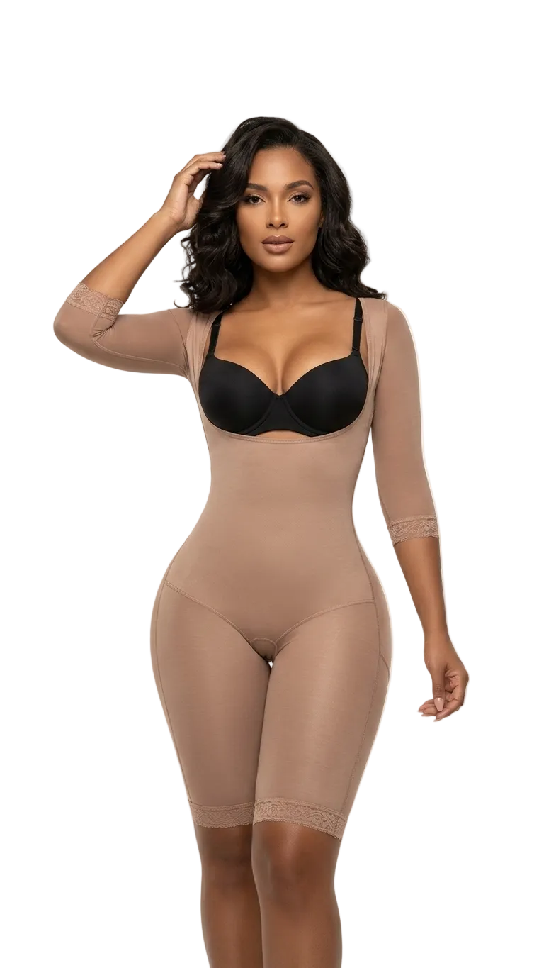 Faja Lycra de Compresión Media Senos Libres - Ref: 116