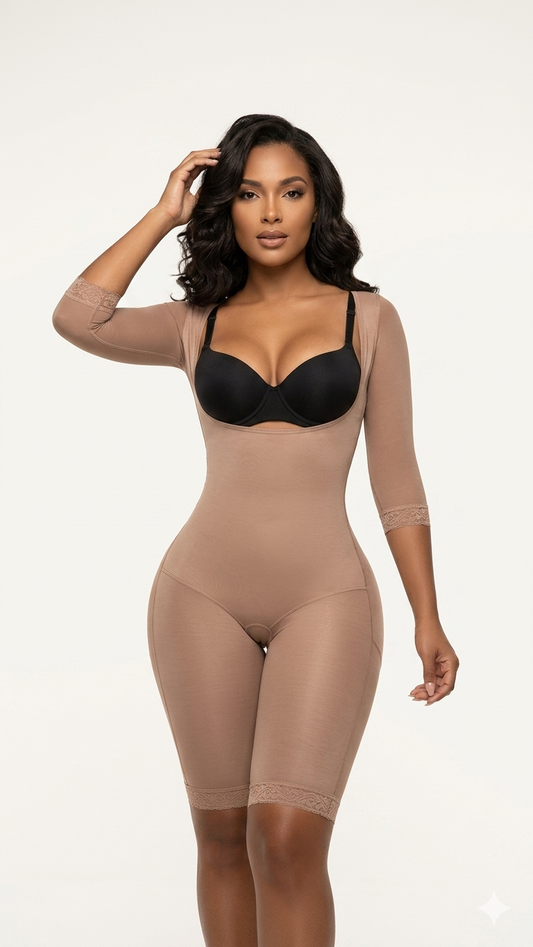 Faja Lycra de Compresión Media Senos Libres - Ref: 116