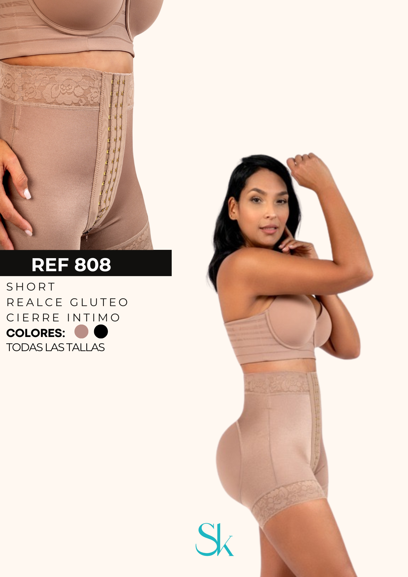 Faja short moldeadora Ref: 808-1